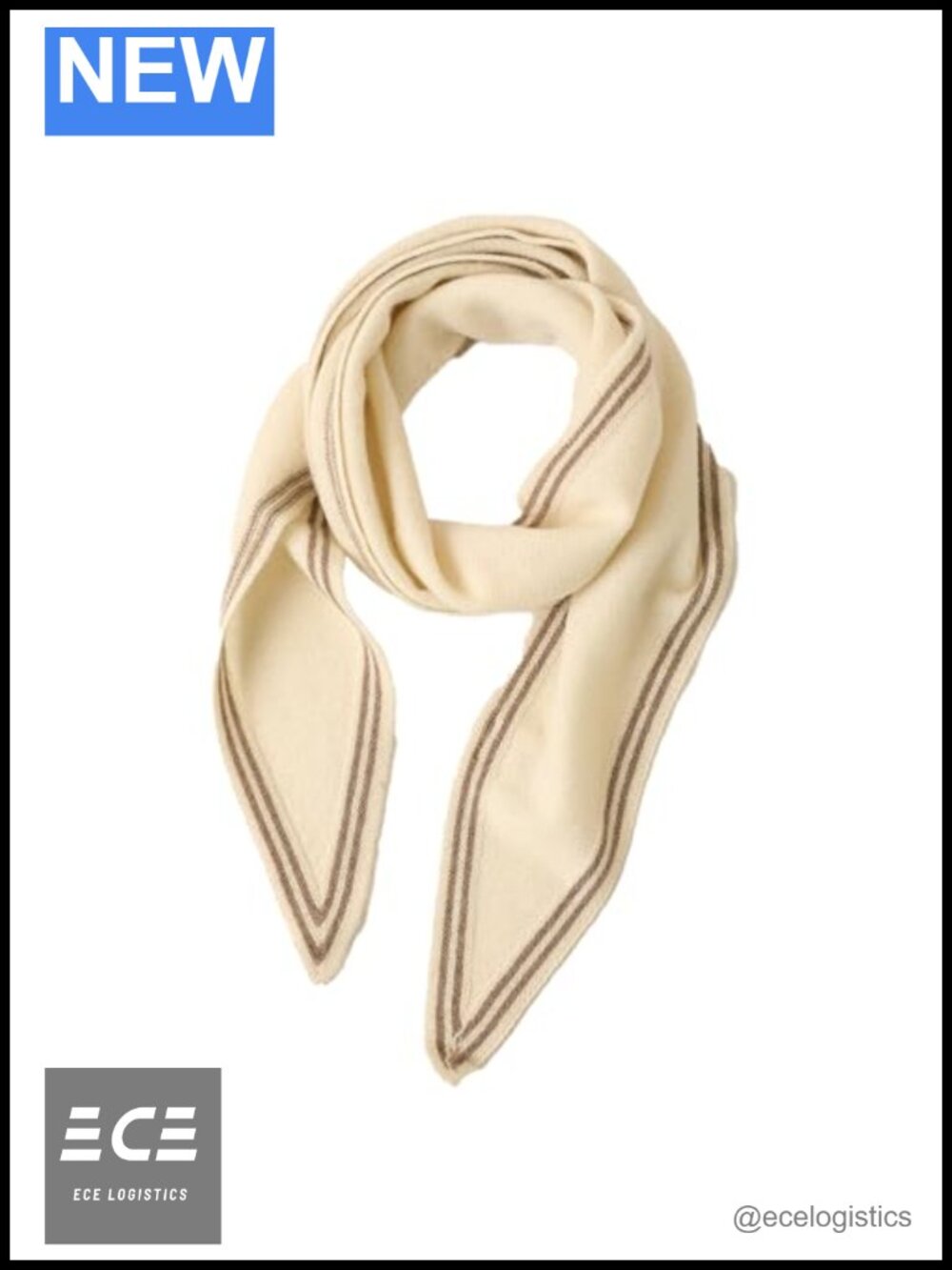100% Cashmere Triangle Scarf Diamond Knit Lightweight Neck Wrap